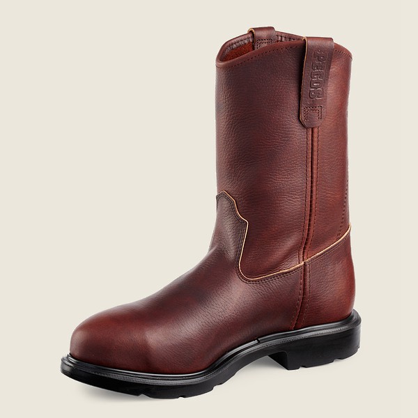 Red Wing Safety Bot Erkek - Supersole® - 11-Inch Toe Pull-On - Bordo - 41QRYCBME